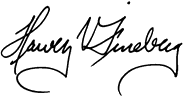 Harvey Fineberg signature