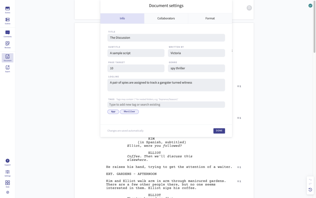 Screenwriting with Google Docs - Arc Studio Blog