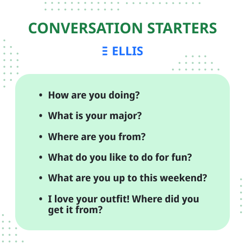 Conversation Starters for making friends in US colleges