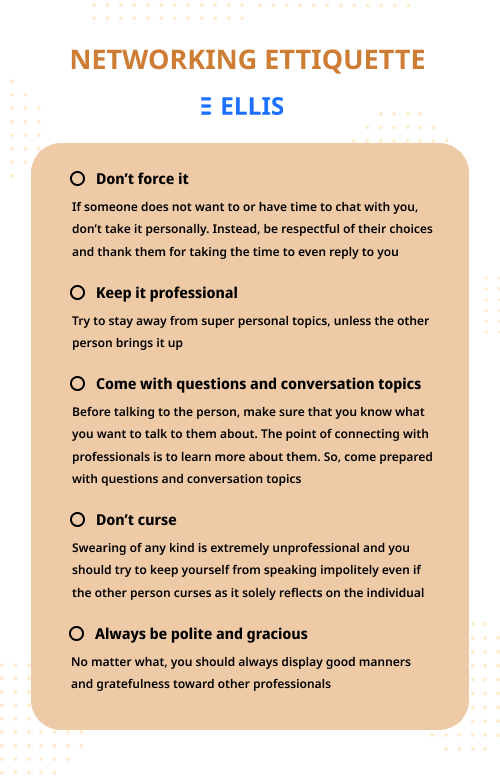 networking ettiquette