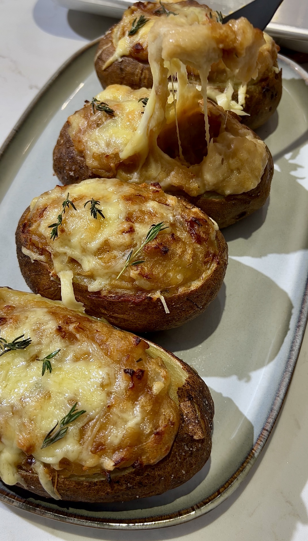French Onion Twice Baked Potatoes Recipe