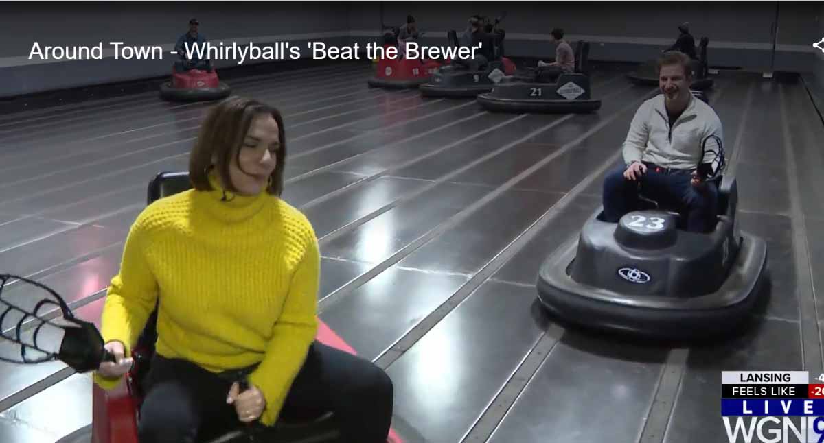 WhirlyBall News WGN Chicago Around Town with Ana Belaval