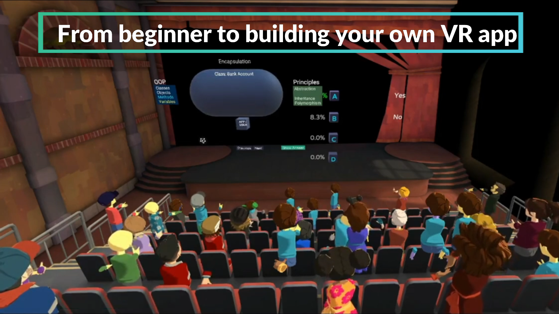 Universe Learn VR Development in VR