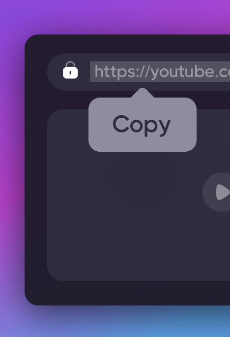 step 1 - copy youtube url image