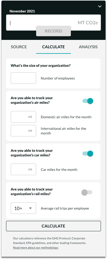 Sustain.Life’s automatic carbon calculator for business travel