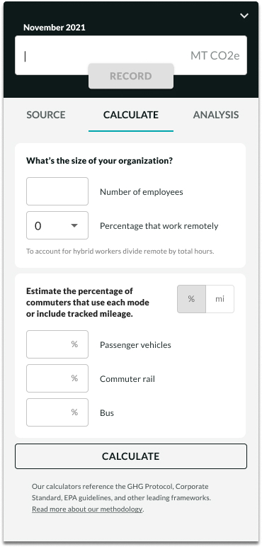 Sustain.Life’s automatic employee commuting carbon calculator