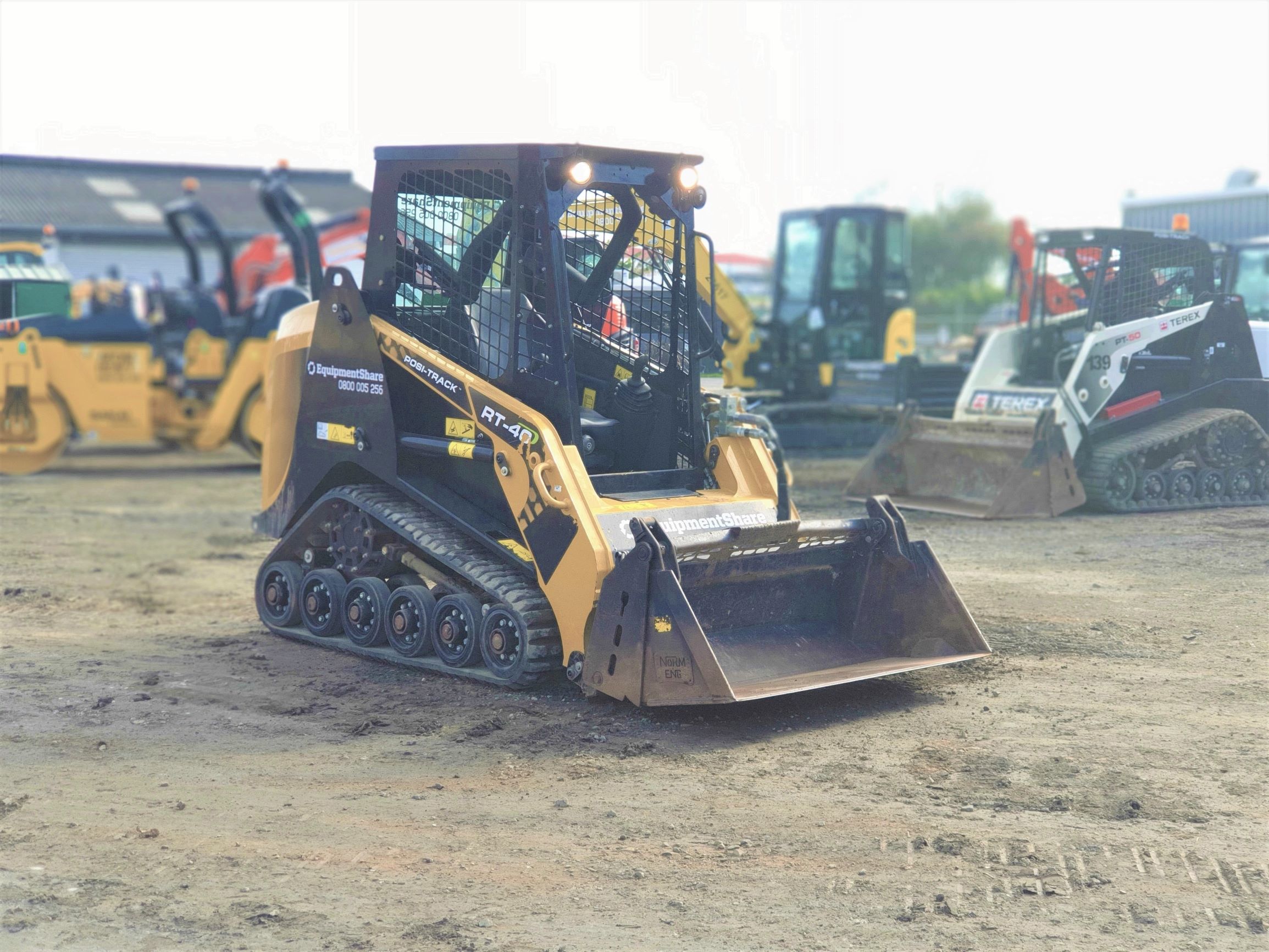 1.8T Skid Steer Loader Hire ASV RT40 Skid Steer Rental Equipt