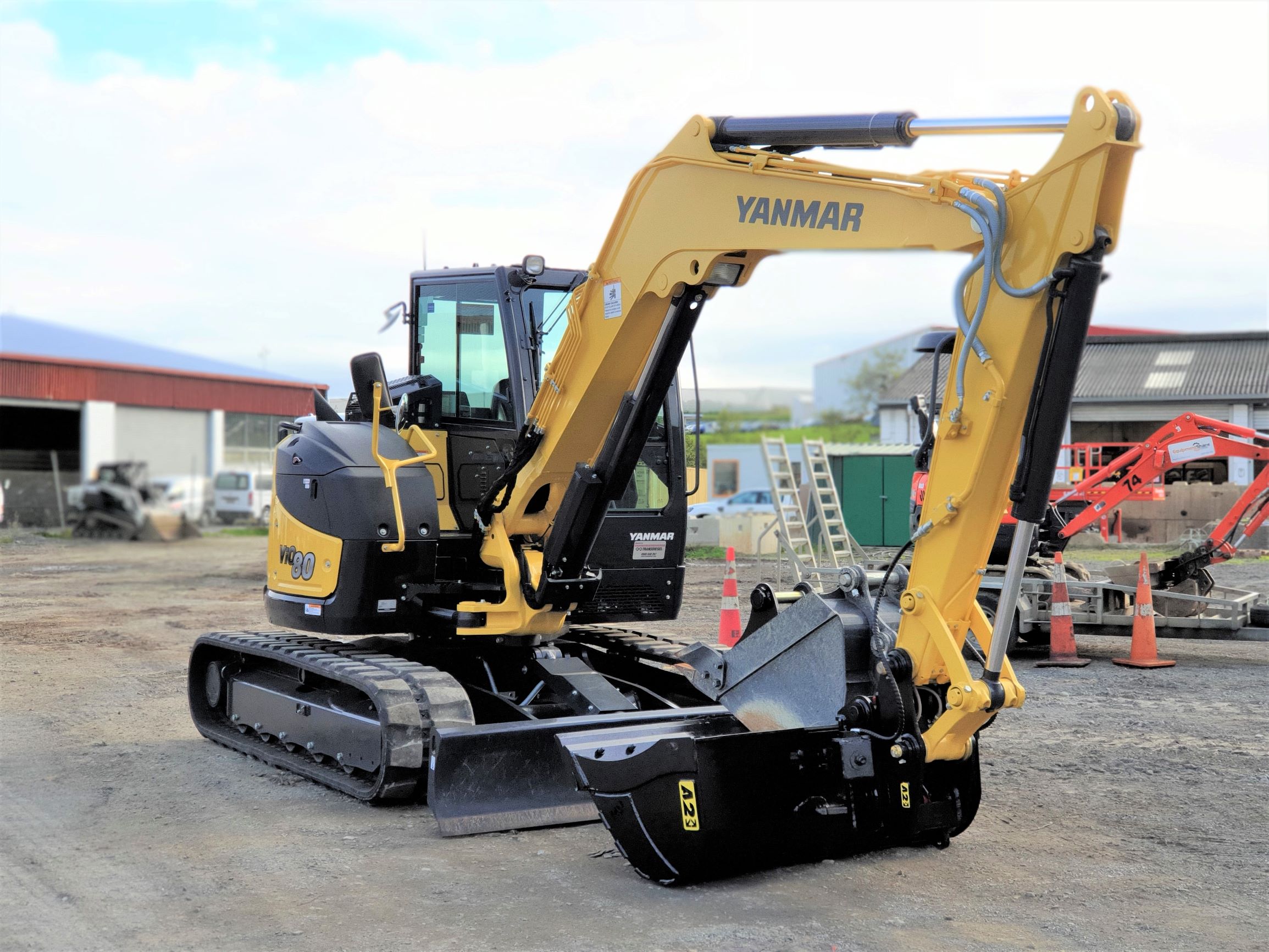 8T Yanmar ViO80-1 Excavator  Hire Rental Auckland