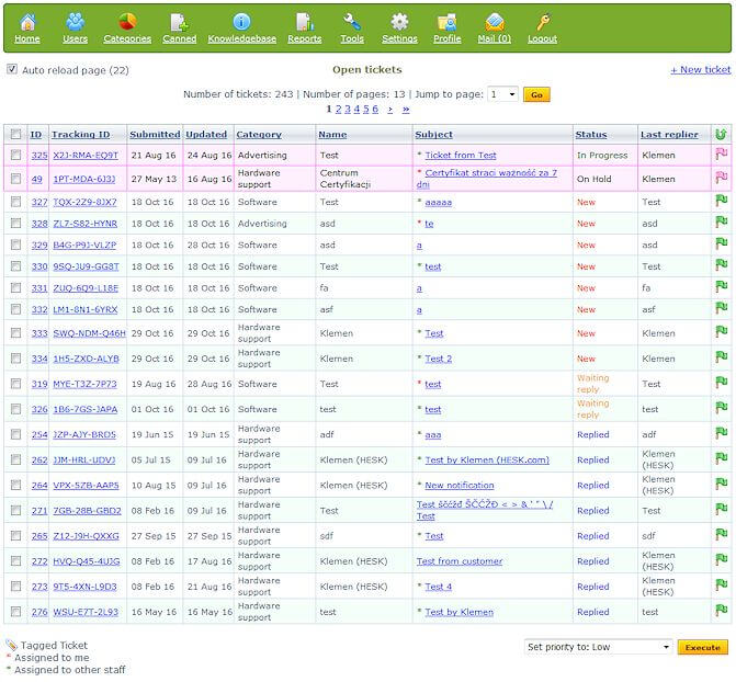 open source helpdesk