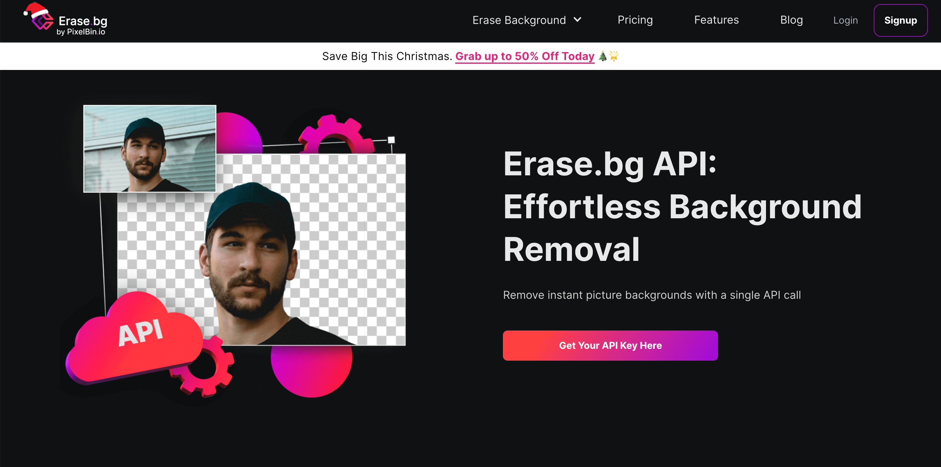 Erase.bg API Effortless Background Removal