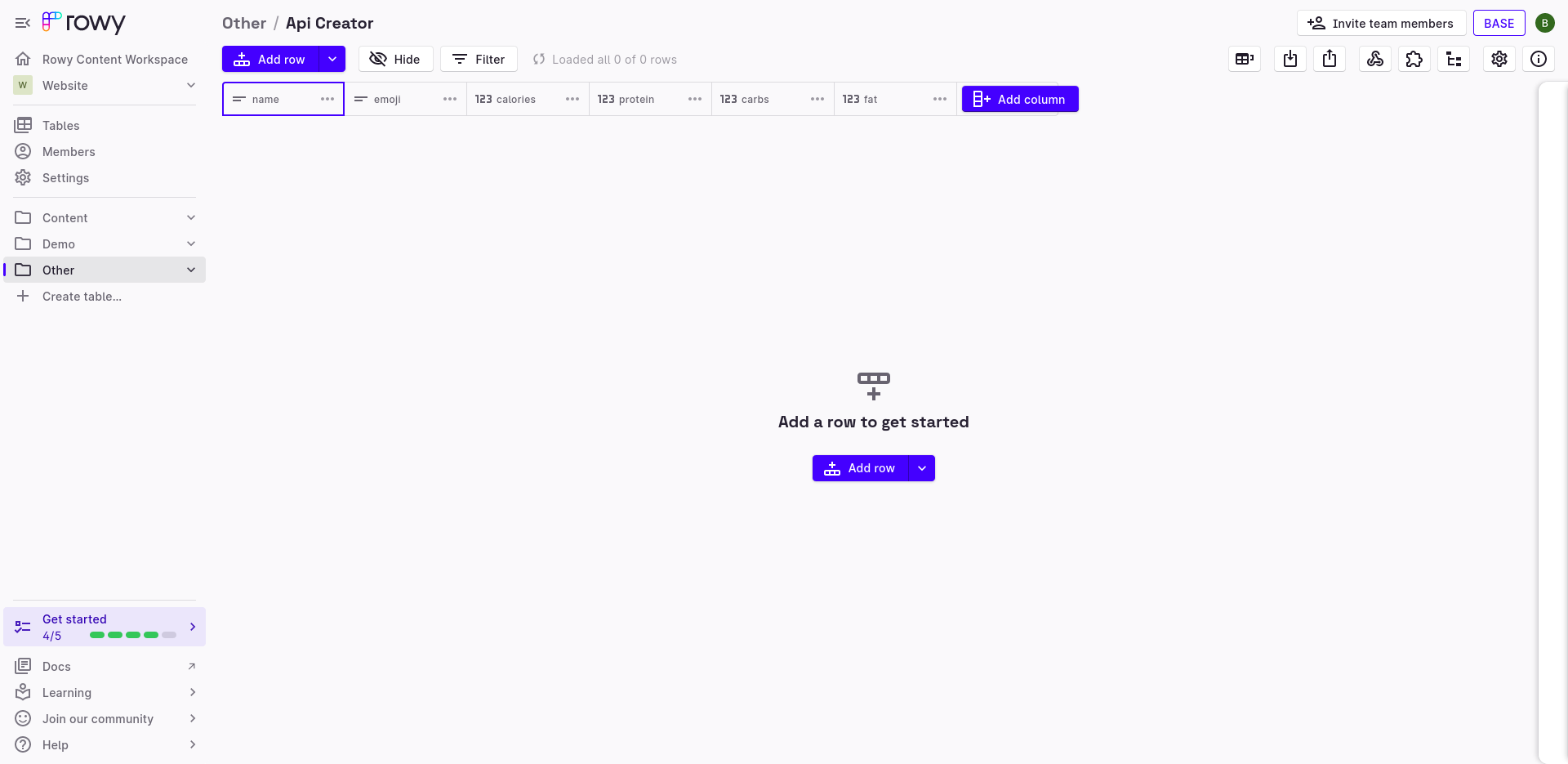 How To Create An API With Rowy & Firebase (2023): Basic Features ...