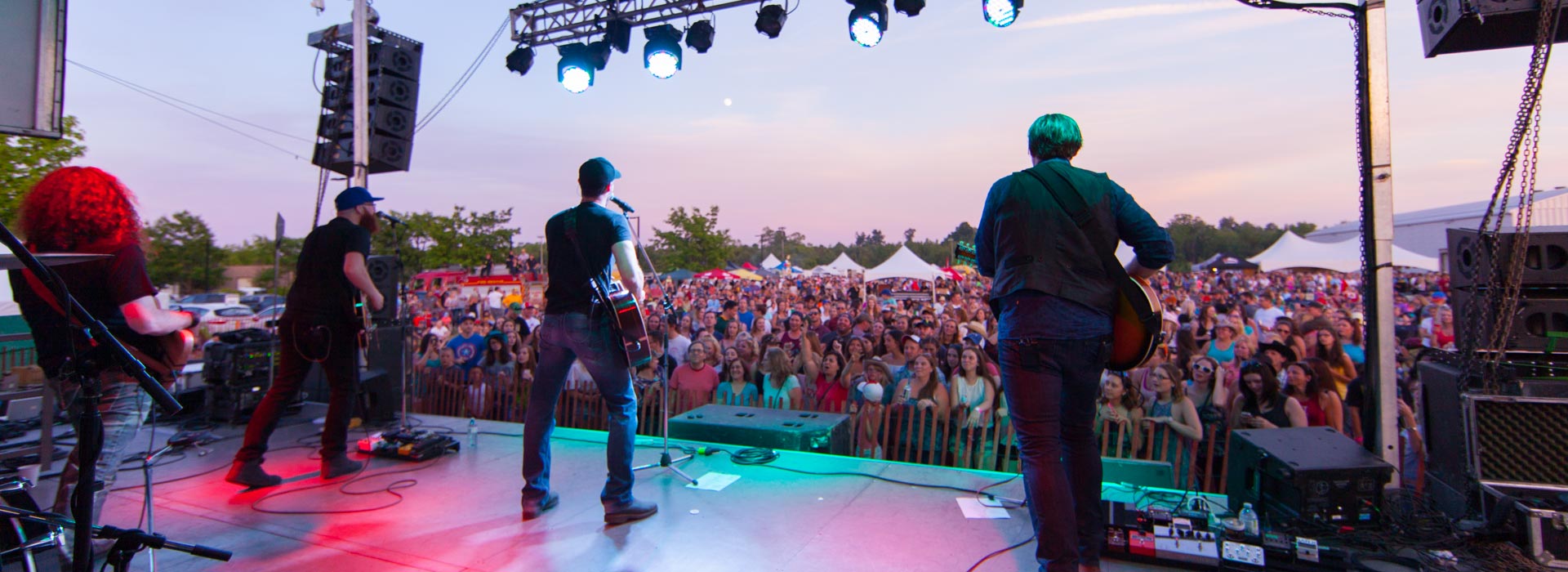 Live performance at past Caledon day