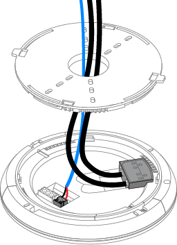 diagram for wiring and mounting the ISAAC O3 Multi-Sensor