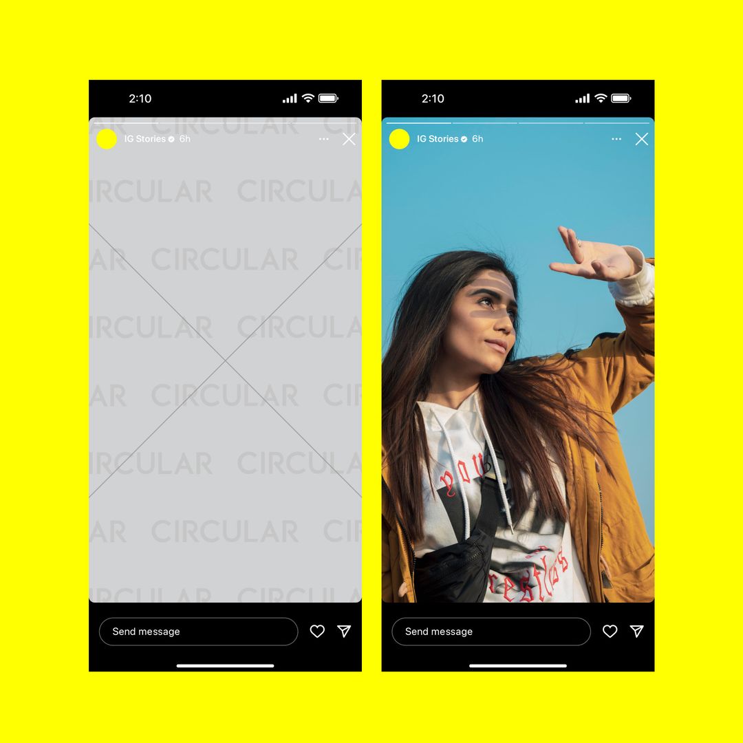 Instagram Frames — Made by Circular — Adobe brand templates for