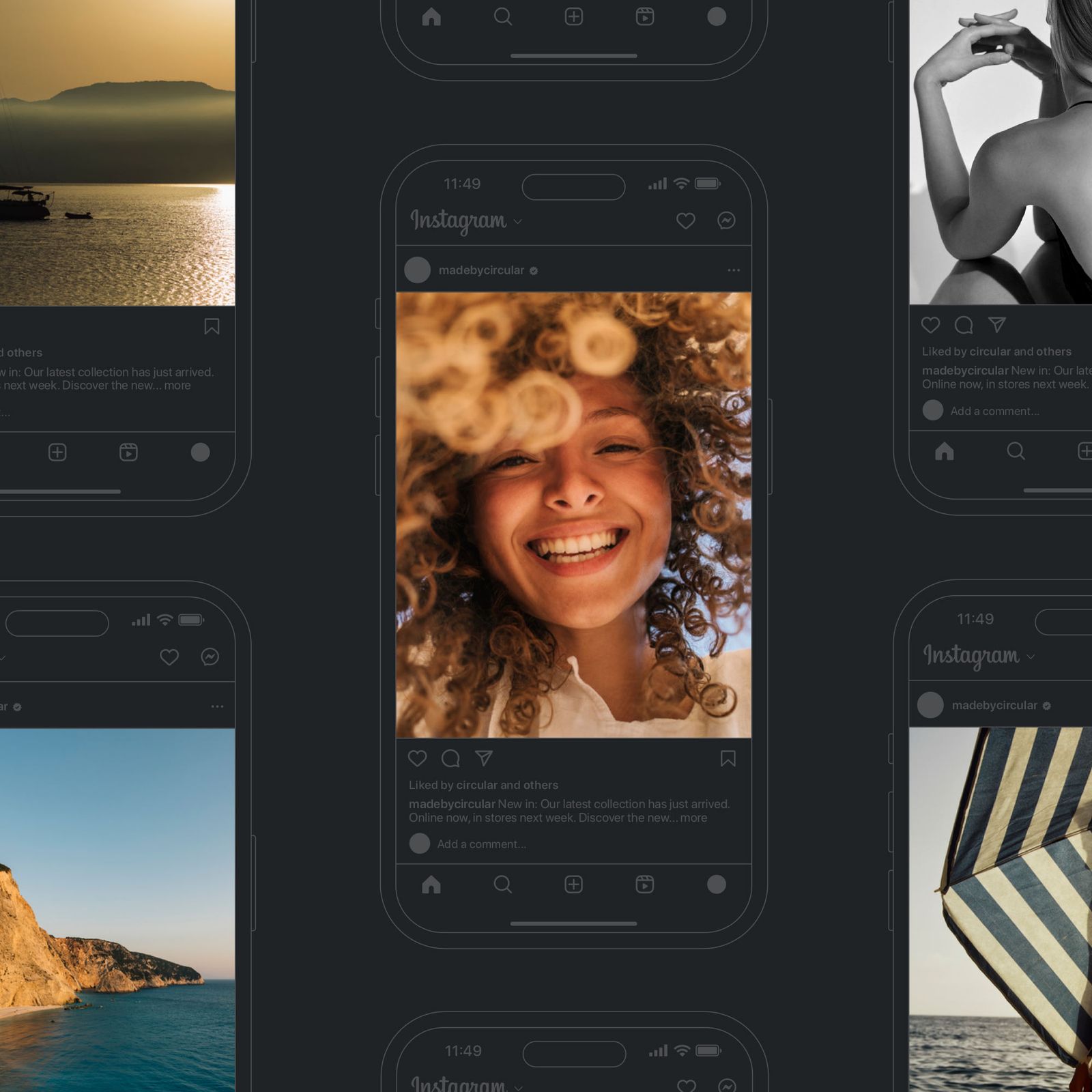 Instagram Frames — Made by Circular — Adobe brand templates for designers and creatives