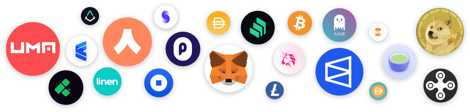 a medley of logos of Optimism's partners