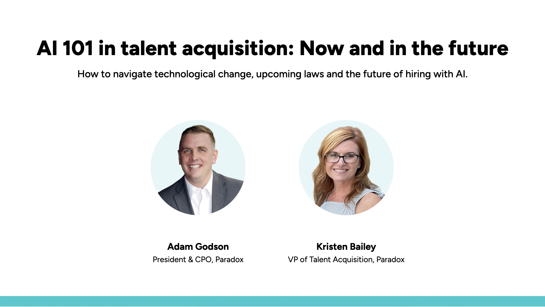 AI 101 in talent acquisition: Now and in the future — Paradox