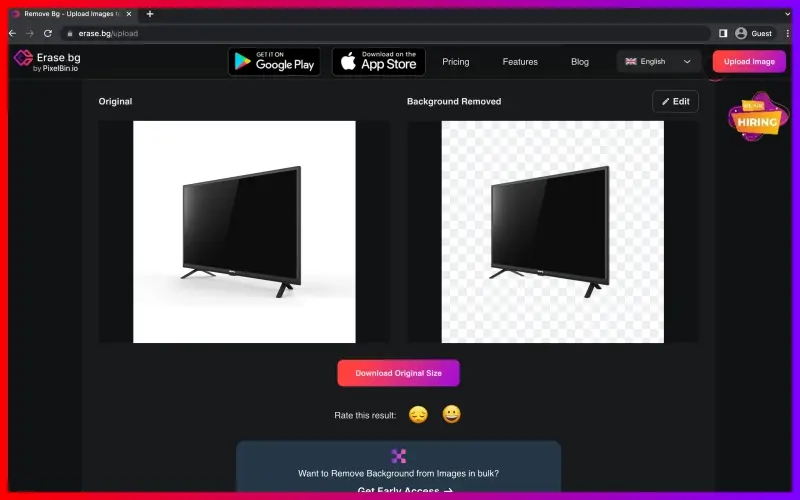 How to Remove Background from Image for Darty