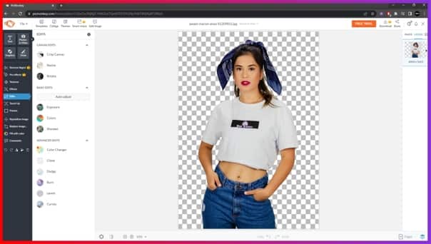 Remove Background with PicMonkey