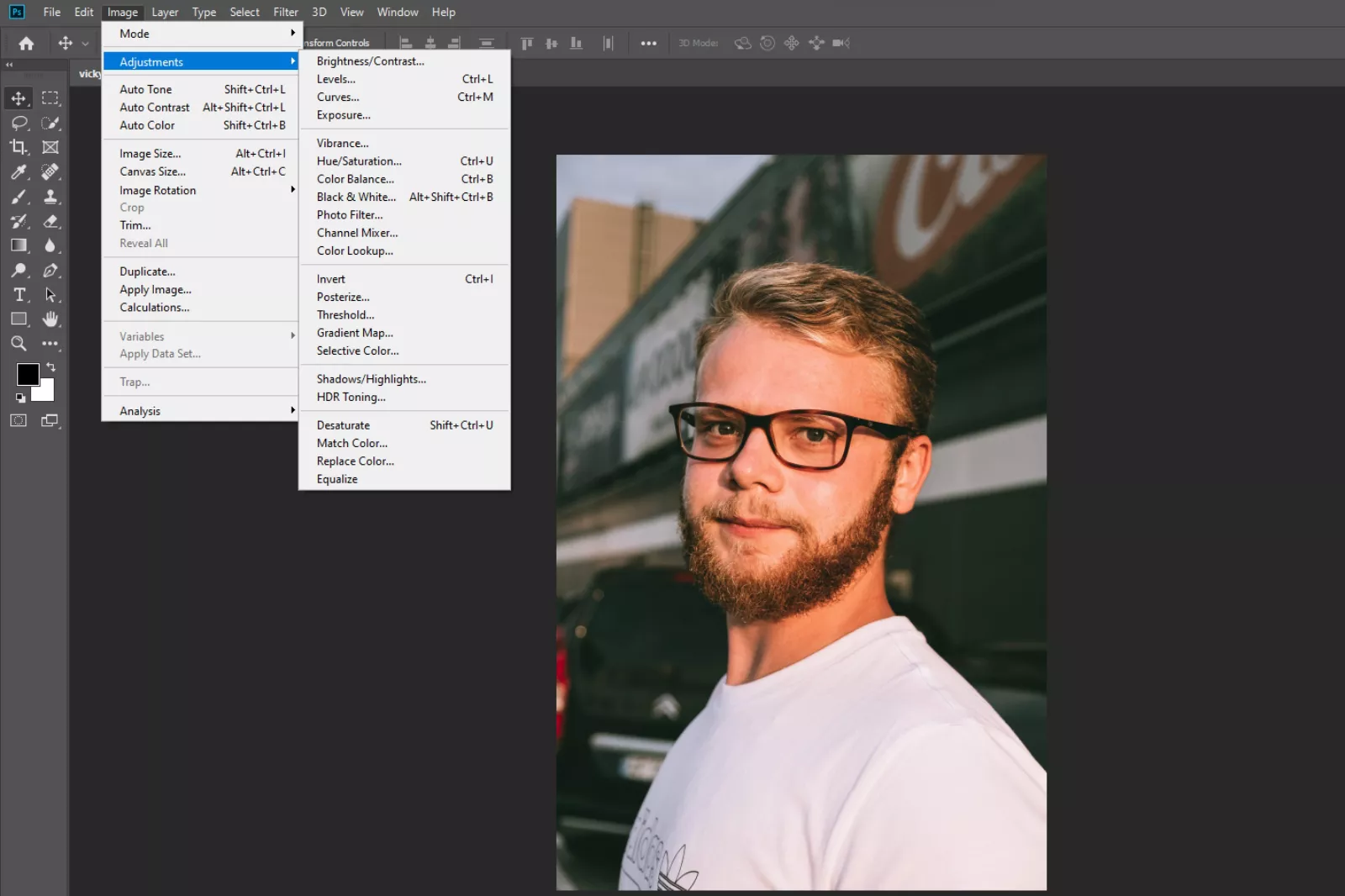 How to Remove Color and Background from the Image