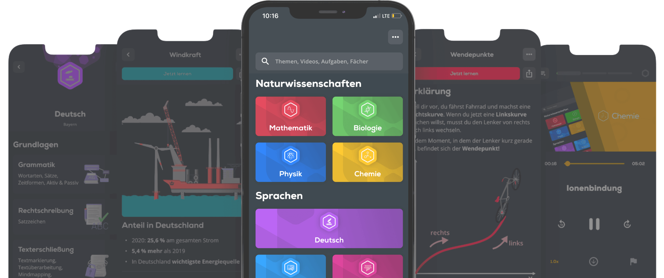 App overview image on cell phone - Simple Club