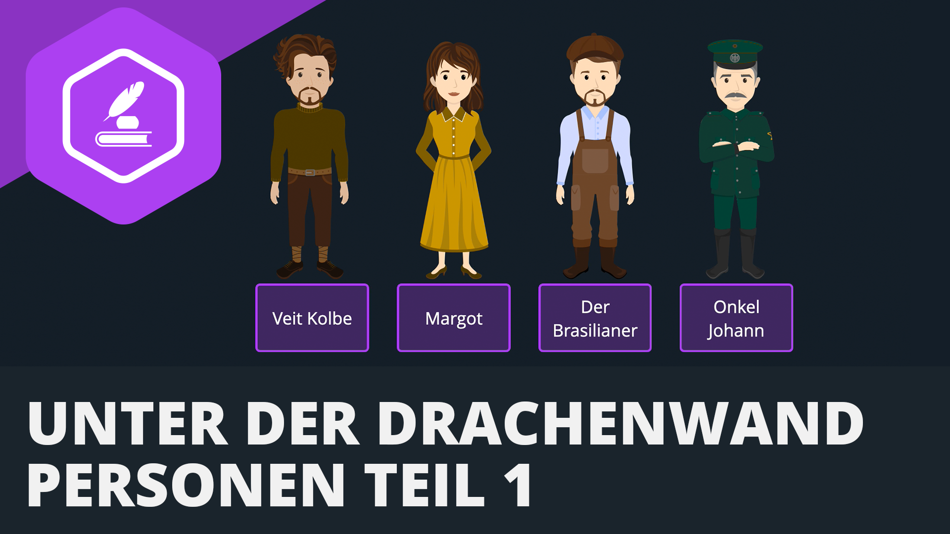 Unter der Drachenwand - Personen Teil 1