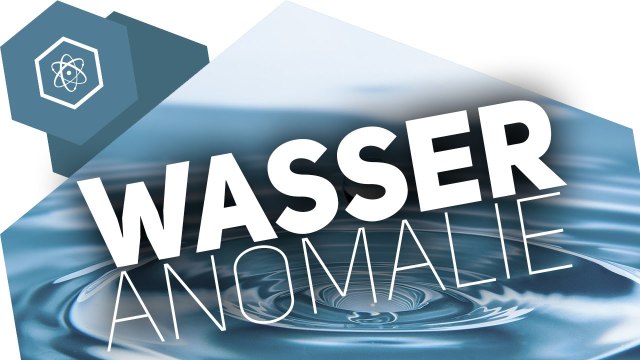 Die Dichteanomalie des Wassers