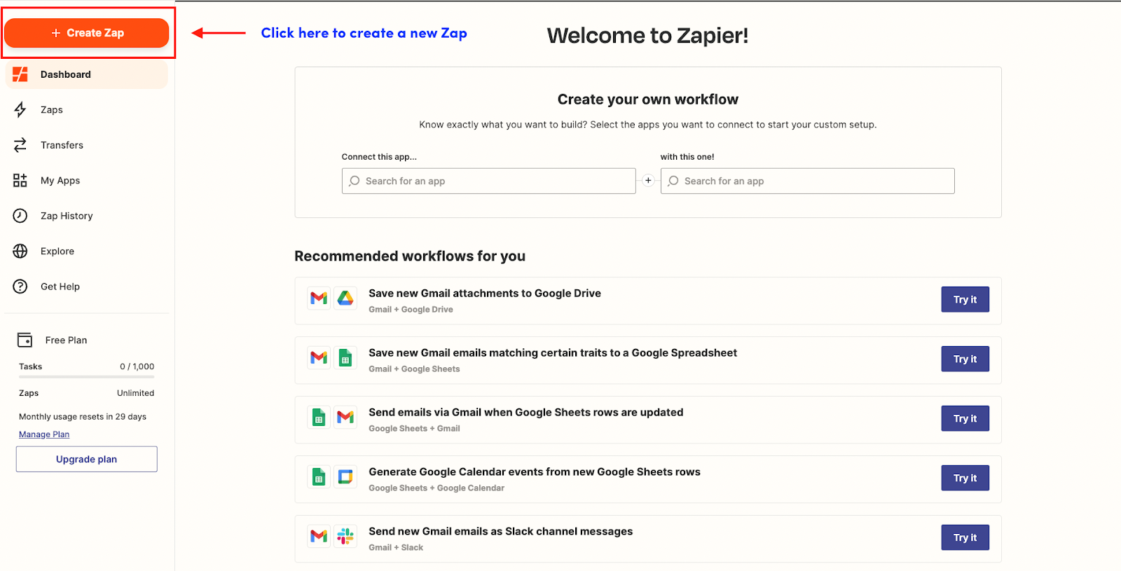 Screenshot of Zapier to connect tool to circuly 