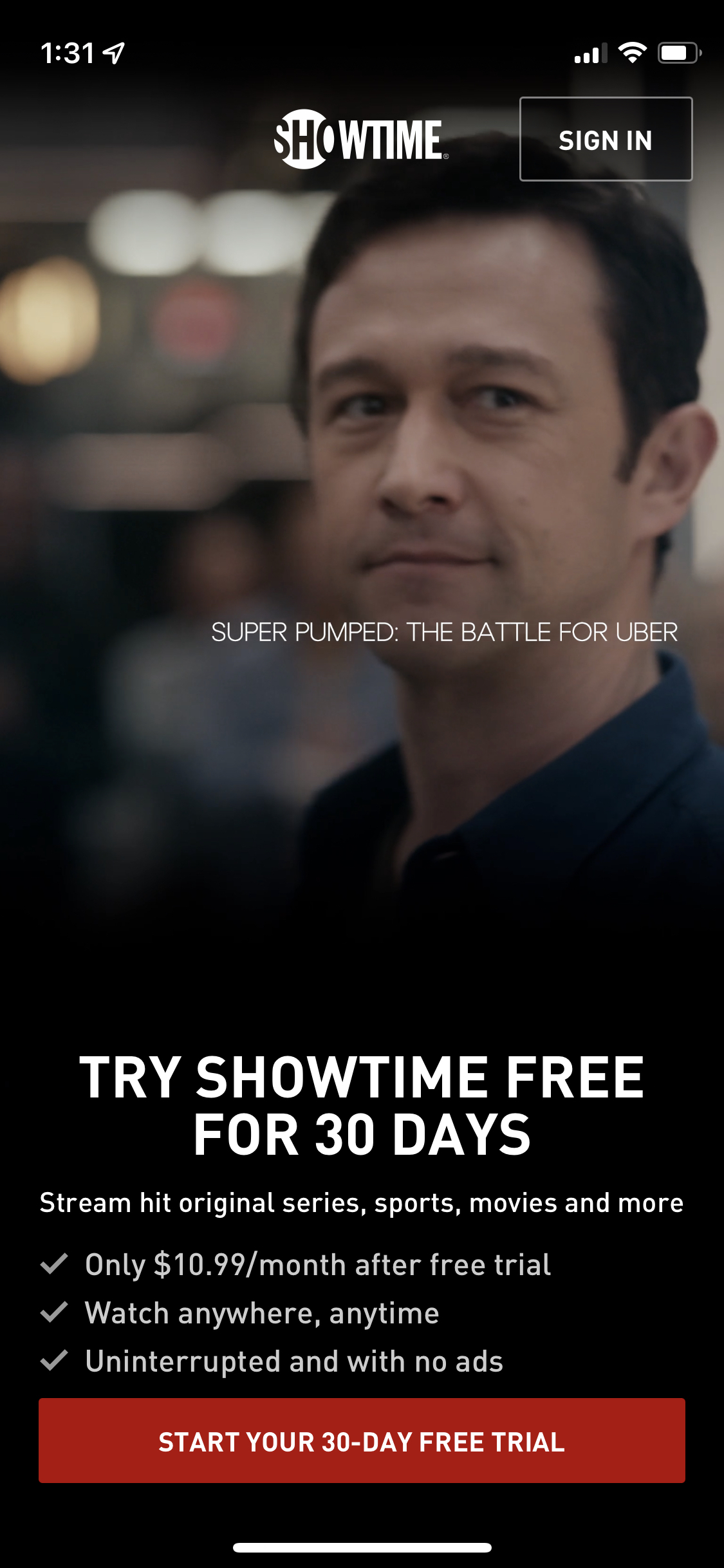Best Mobile Paywall SHOWTIME TV, Movies and More
