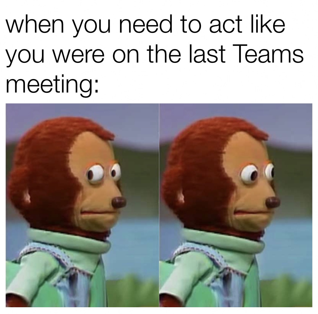 MS teams meme