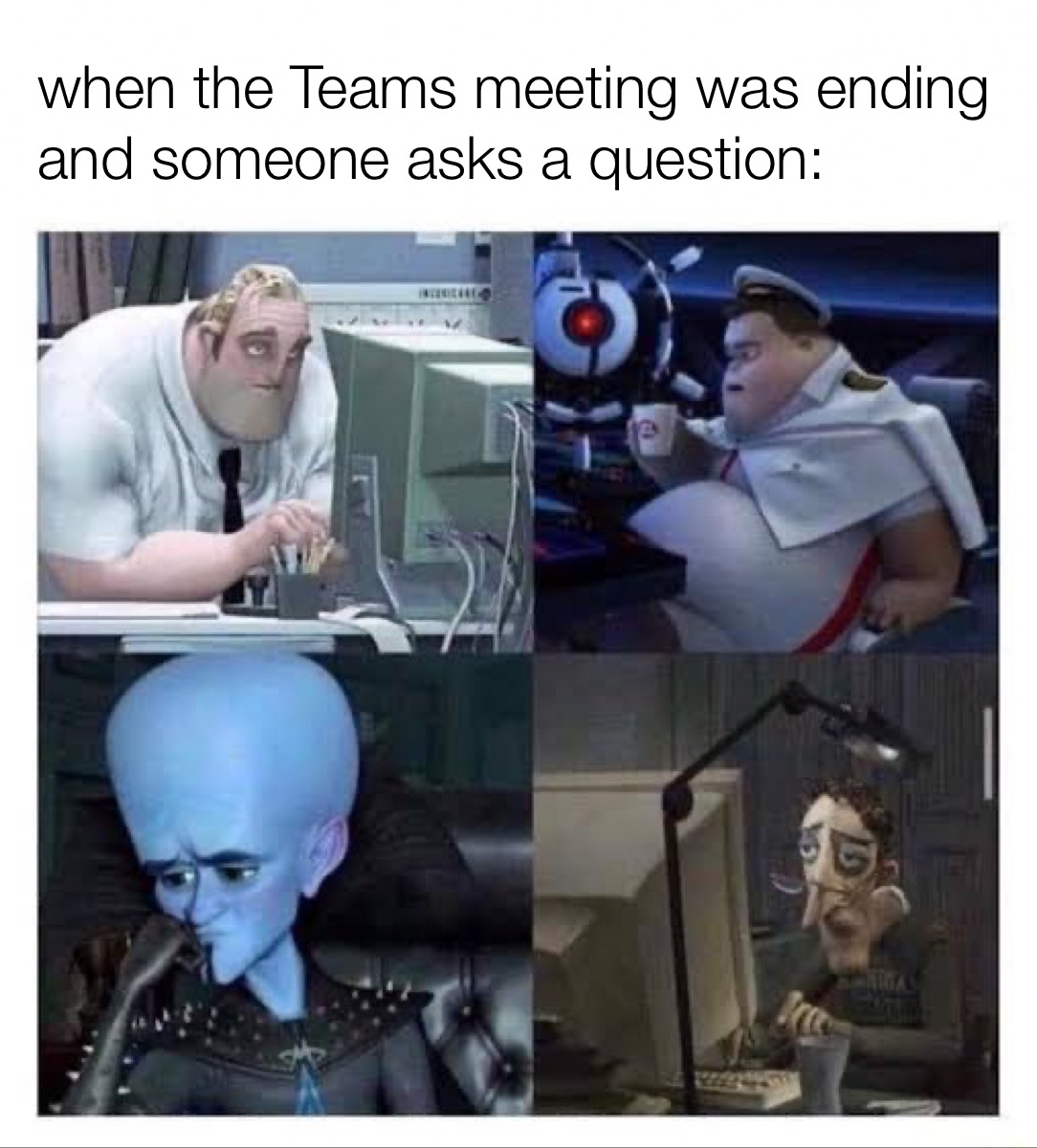 MS teams meeting meme