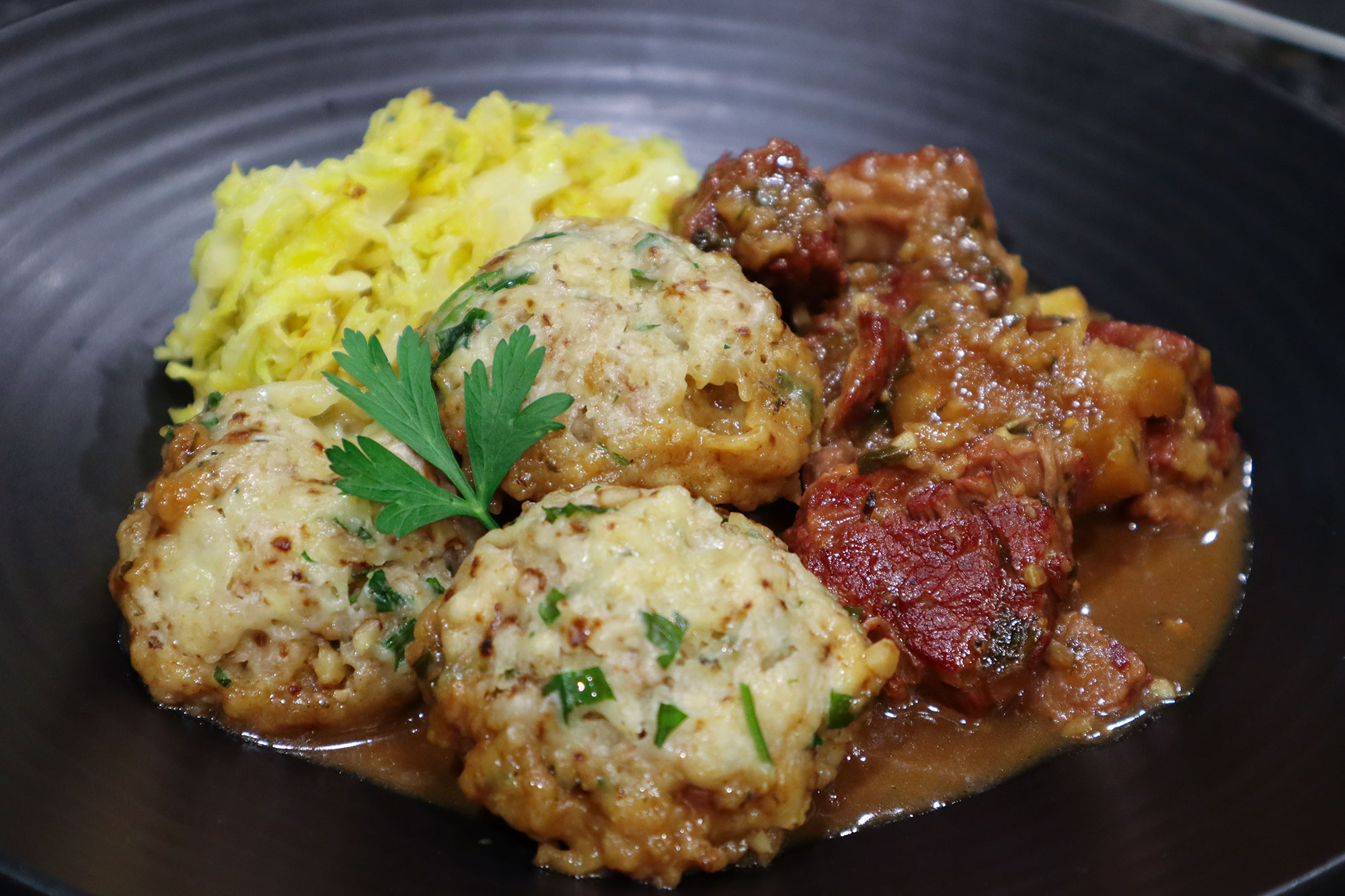 Ale Stewed Beef with Parsnips & Stilton Dumplings Live Class Get Cooking