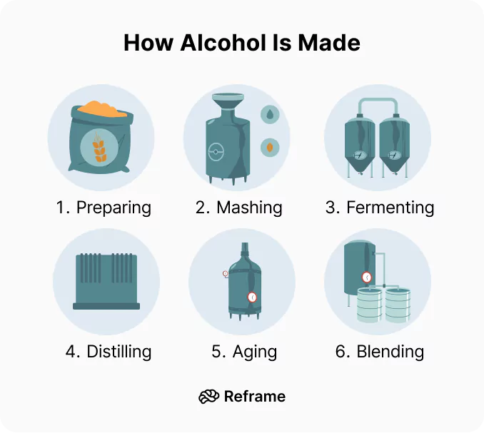 What Exactly Is Alcohol Made Of? Reframe App