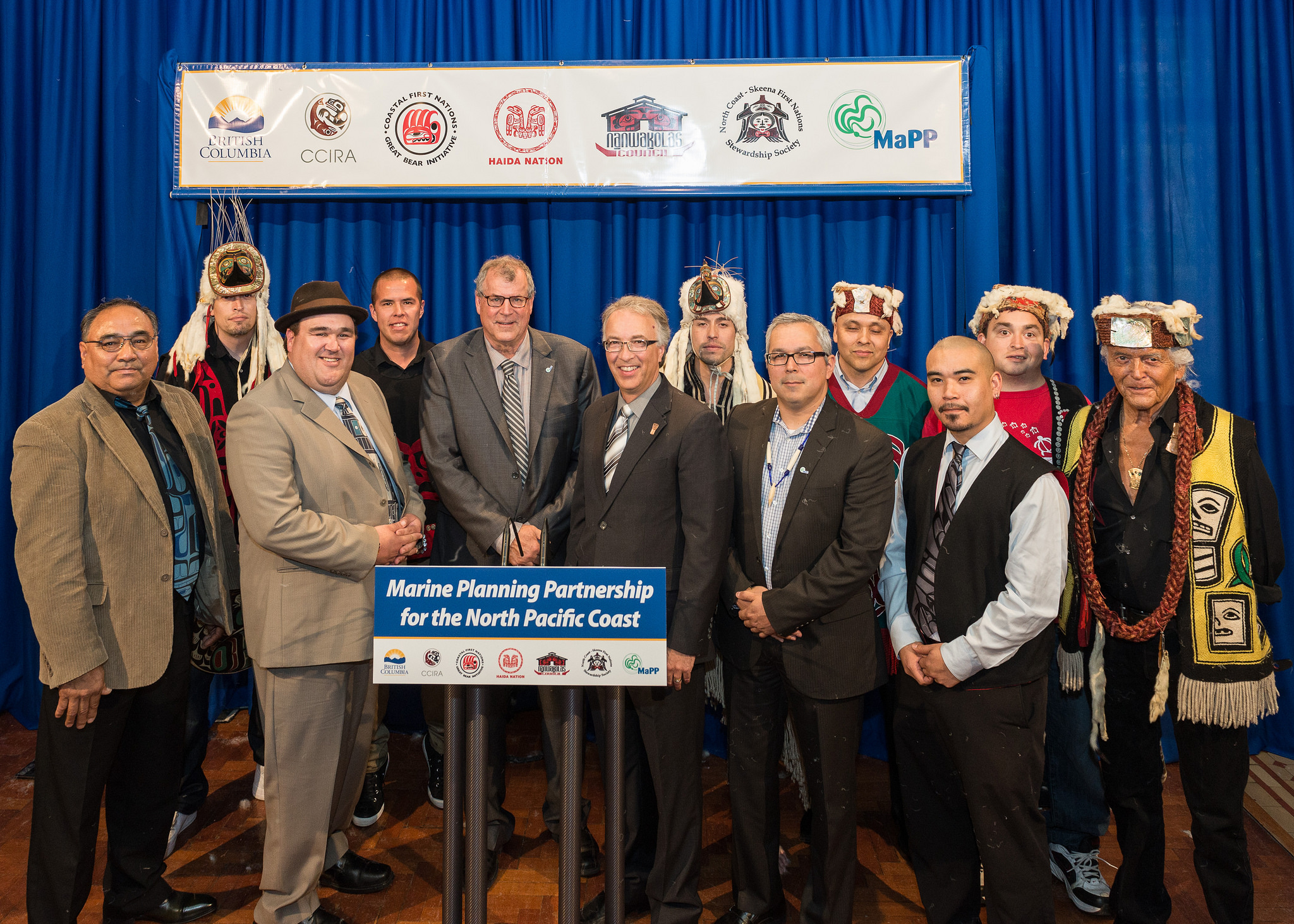 Marine Planning Partnership Signing