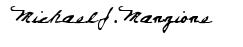 Michael Manzione Signature - President & CEO of Rakuten Super Logistics