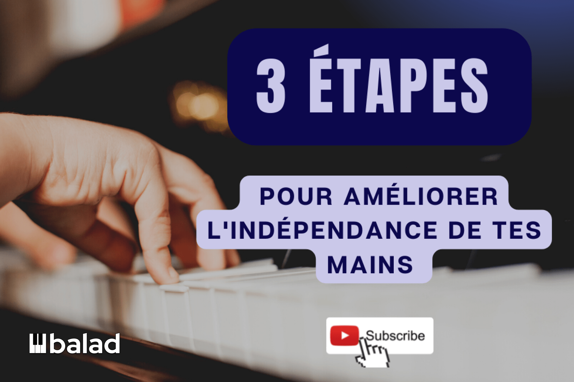 Indépendance des mains en 9min : 3 exercices sur le piano (vidéo)