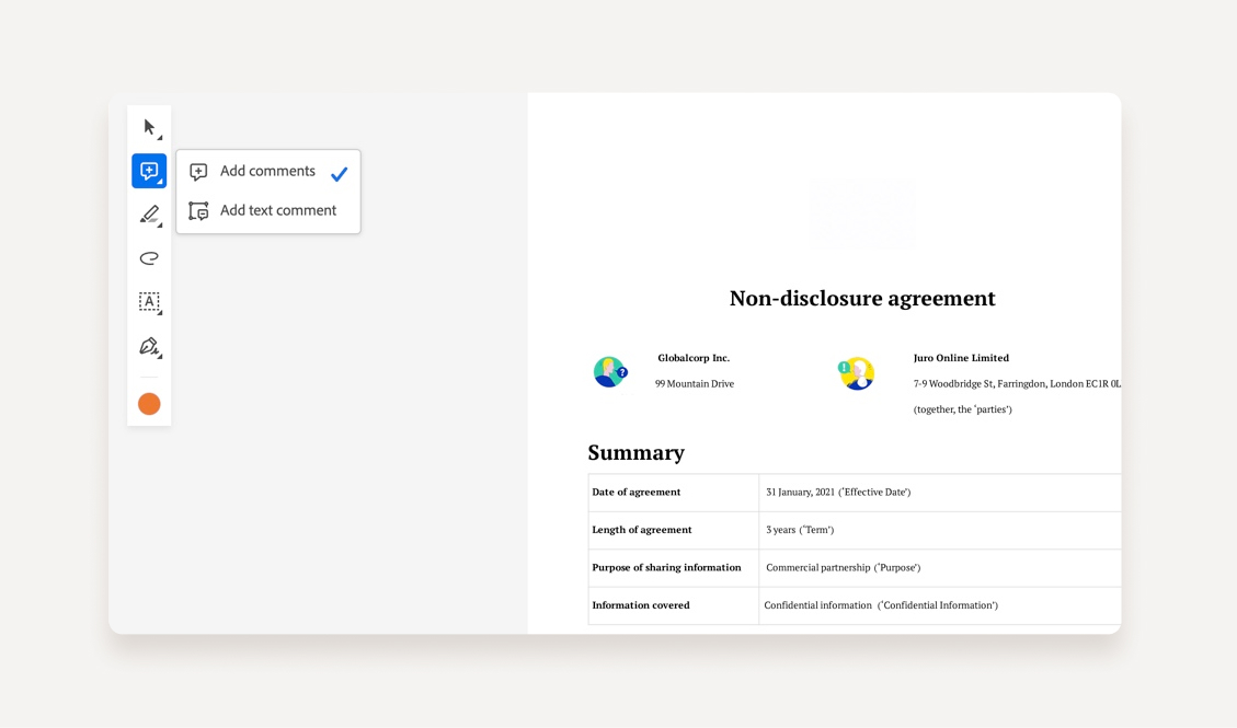 How to track changes, redline and add comments to PDFs