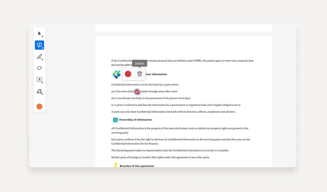 How to track changes, redline and add comments to PDFs