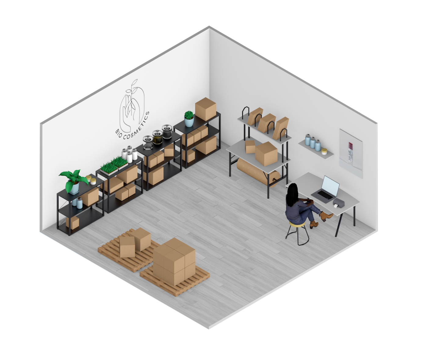 Warehouse and offices for rent in Atlanta Saltbox