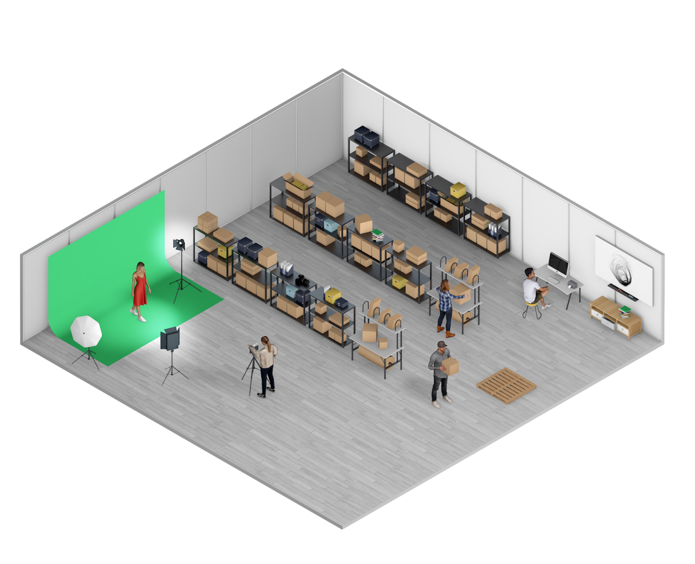 Warehouse and offices for rent in Atlanta Saltbox