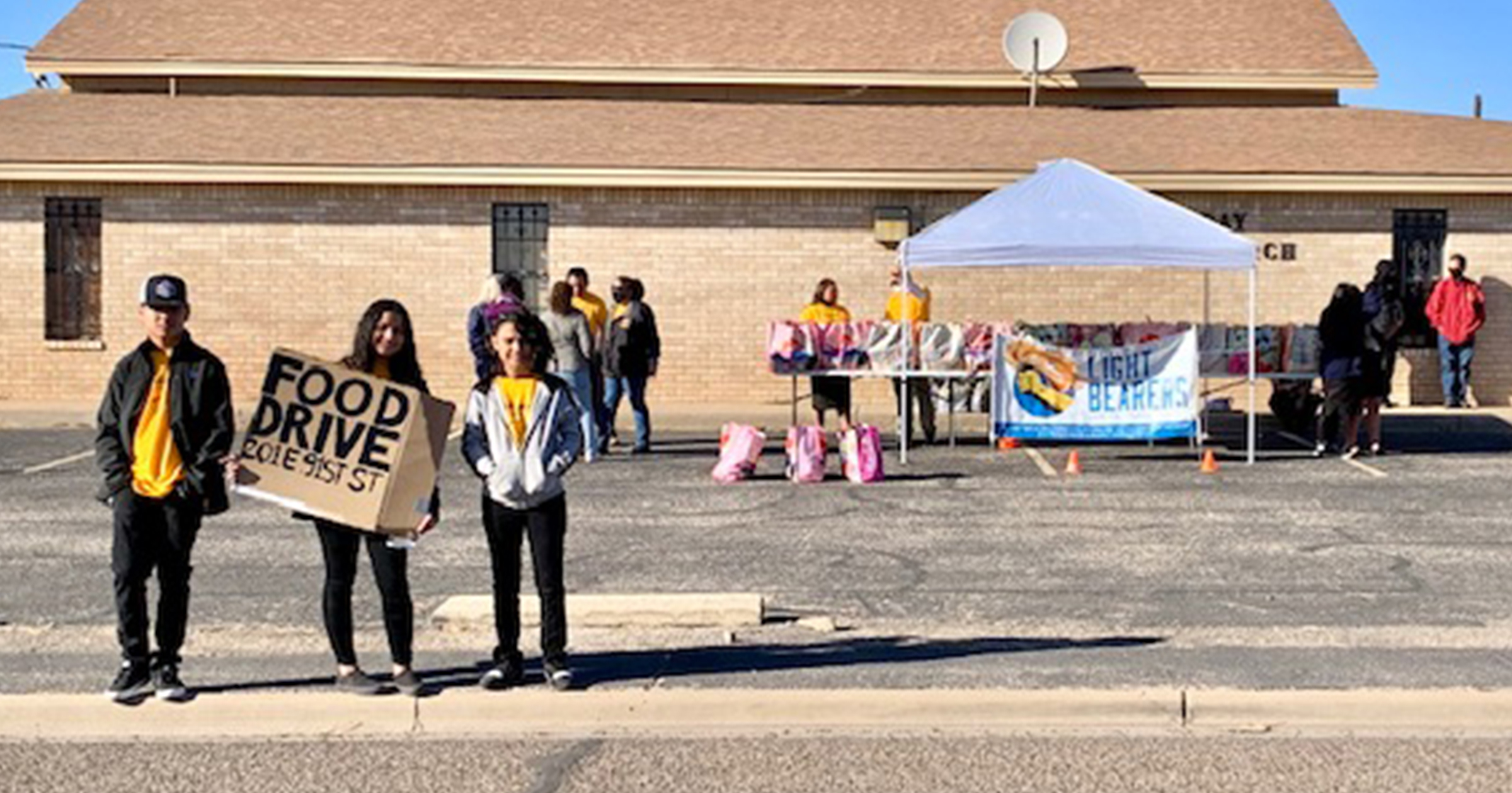 Pathfinder Club Food Drive Reaches the Community Texico The Record