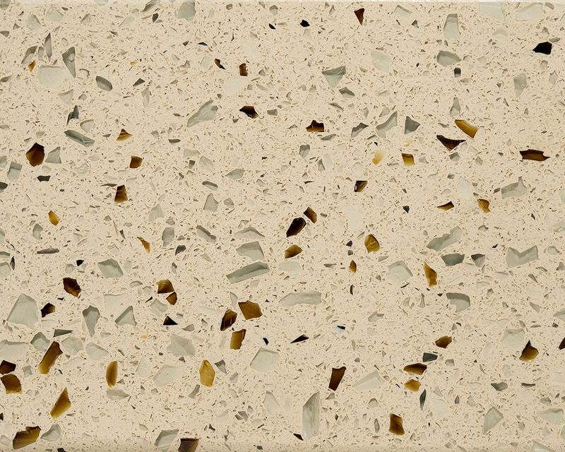Curava Element Mocha Recycled Glass Countertop Samples | Curava