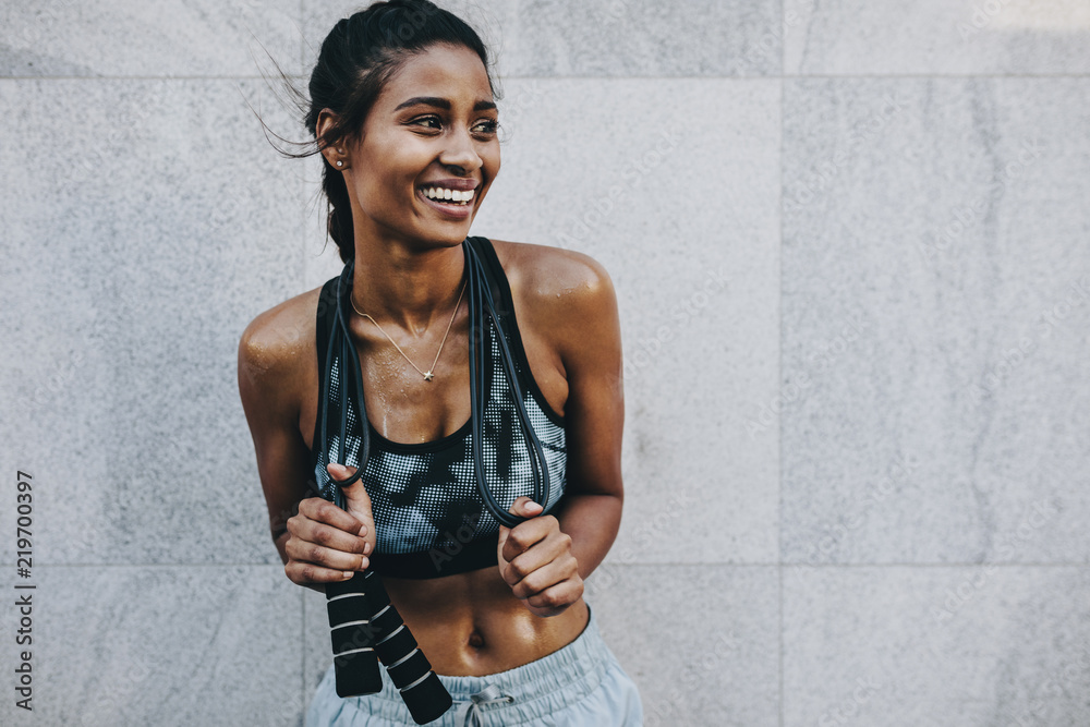 Girl who is sporting