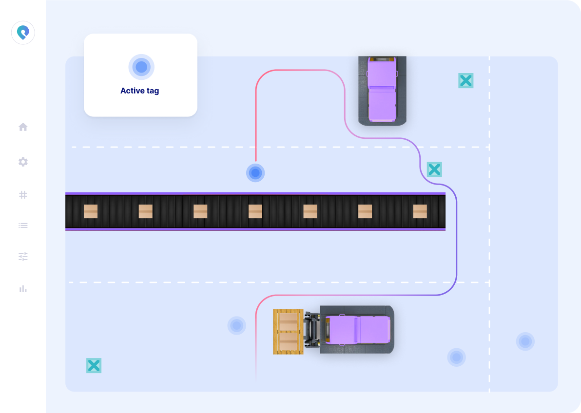 Screenshot of real-time visualization