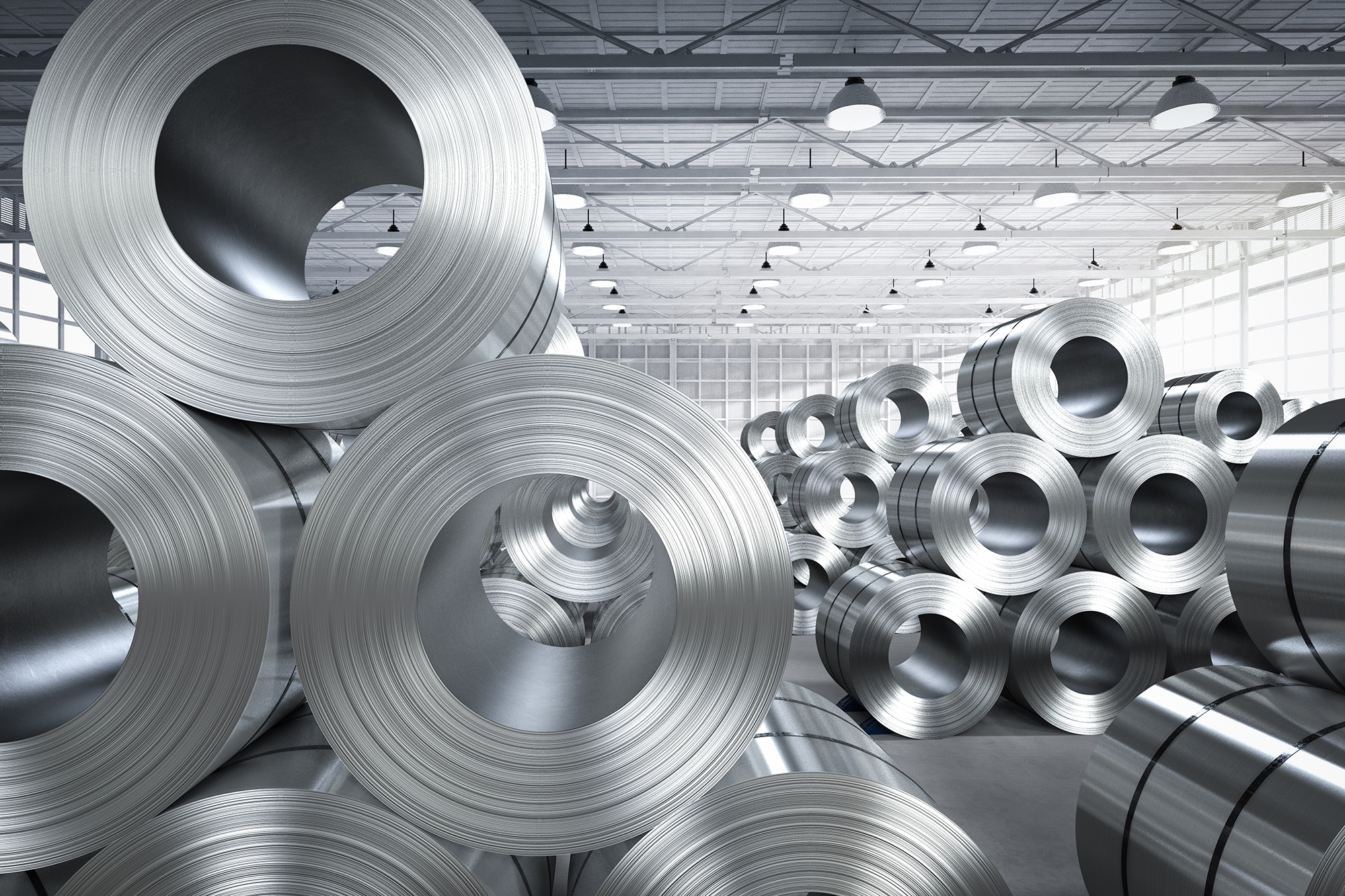 Steel production warehouse