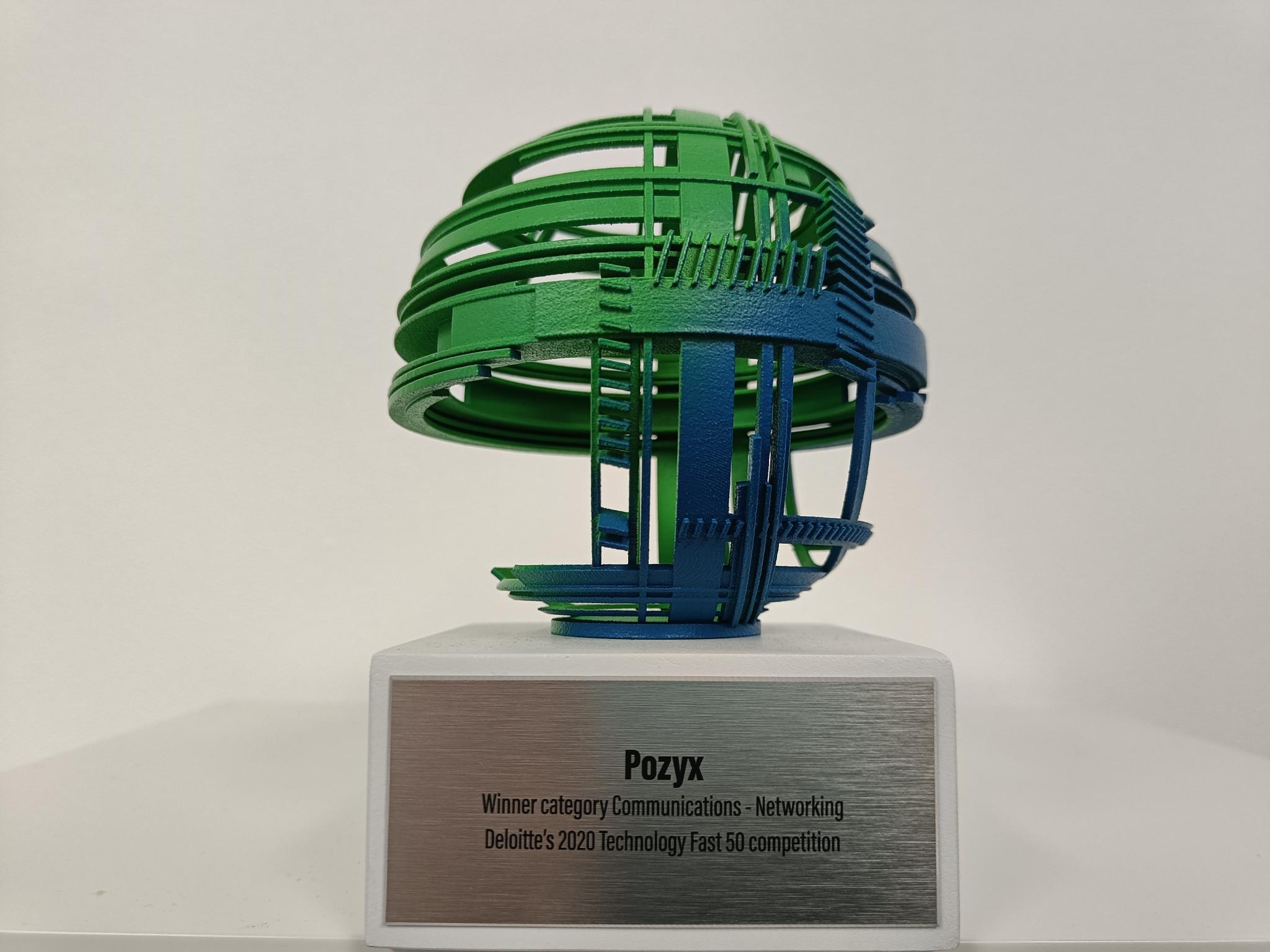 Pozyx's fast 50 award