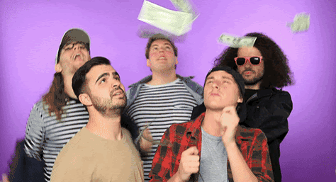 Paid make it rain GIF