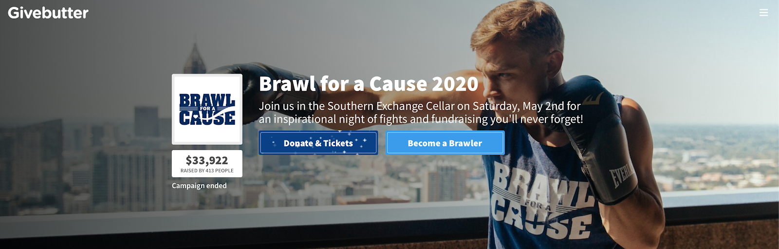 Givebutter Brawl for a Cause 2020