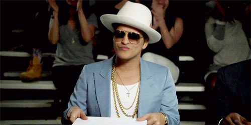 Year end giving: Bruno Mars GIF