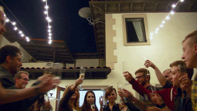 cheers salud GIF by SYFY